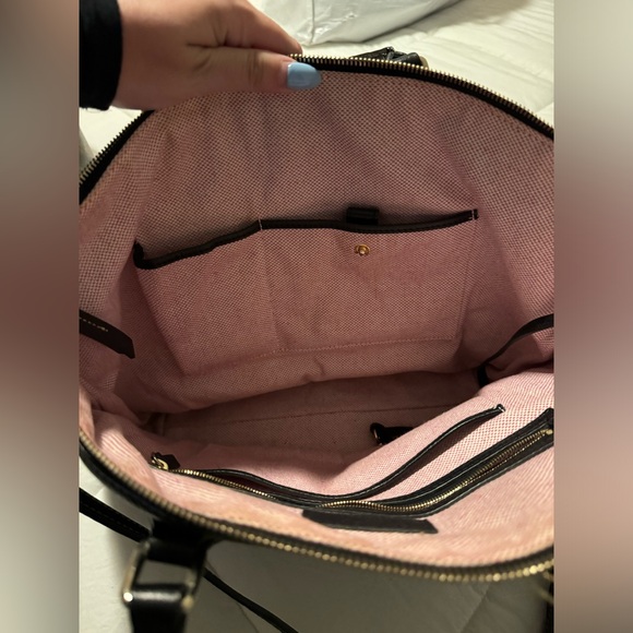 DOONEY & BOURKE BLACK BAG WITH SILVER HARDWARE - Picture 5 of 6